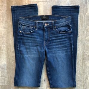 Medium wash bootcut jeans